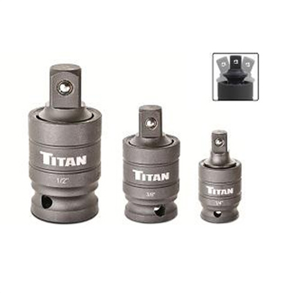 Titan Automotive 3Pc Locking Impact Universal Joint Set 16151